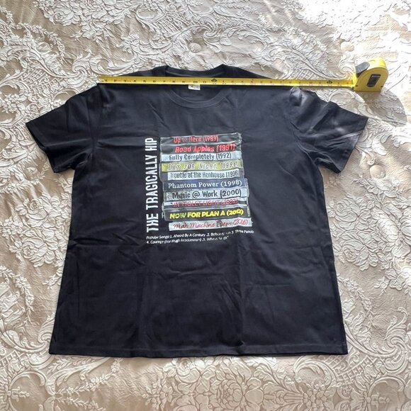 Brand New The Tragically Hip 'Celebrating 10 Albums' Size XL T-Shirt! - Picture 4 of 16